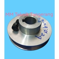 POLI Pully B1 x 4 inch Axle 0(Buntu), 10,12,15,16,17,19,20,24,25,28mm, 1" (1 inch) Aluminum Pulli Al