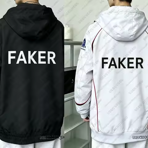 2026 Esports Match New Season Esports Uniform T1 Esports Club Team Hoodies Faker Keria Peyz Fans Sou