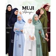 Muji Abaya FREE SHAWL Deline Abaya Lace Dress Abaya Muslimah Jubah Abaya Lace Jubah Hitam Jubah Dres