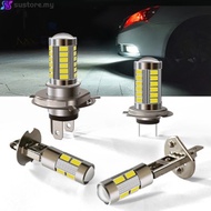 [Super] 1pcs Motorcycle LED Headlight Car LED Fog Light 33SMD H4 H7 H1 H3 Super Bright