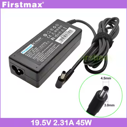 Power Adapter 19.5V 2.31A 45W Laptop Charger for Dell Vostro 15 3561 3565 P47F 3562 3572 5568 P63F P