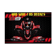Decals, Sticker, Motorcycle Decals for Yamaha Mio soul I 115, 031,
