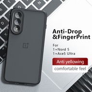 Translucent Matte Case for OnePlus Nord 5 Anti-knock Matte PC Full Back Cover for OnePlus Nord 5 5G 