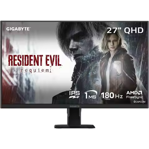 - GS27QA SA - 27" IPS Gaming Monitor - QHD 2560x1440-180Hz - 1ms MPRT - AMD reeSync - HDMI, DP - Bla
