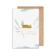 Farewell How Lucky Card Colleague Hand Split Card 10x15cm