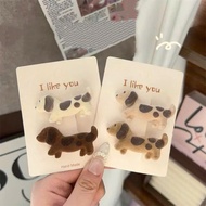 Cute Dalmatian bangs clip