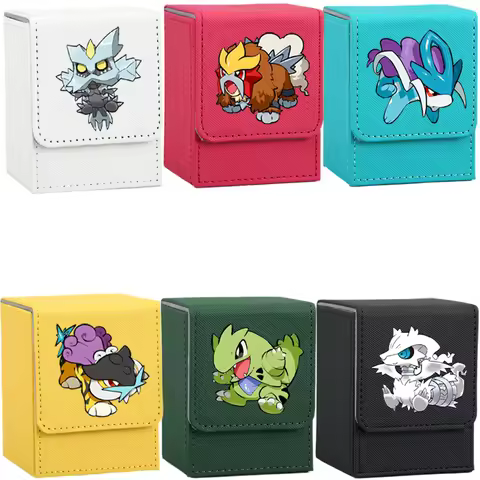 Pokemon Card Box Legendary Beast Entei Suicune Lugia Reshiram Raikou Tyranitar Mewtwo Anime Tcg Ptcg