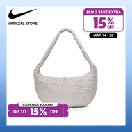 Nike Womens Sportswear Faux Fur Slouchy Bag (19L) - Phantom [HQ7515-030]