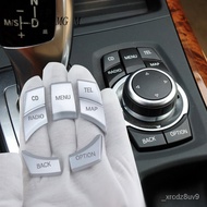 Car Styling For BMW X5 X6 E70 E71 x5m x6m Center Console Multimedia switch Buttons Cover Stickers Tr