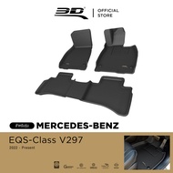 3D Mats พรมปูพื้นรถยนต์ MERCEDES-BENZ EQS 450+ V297 2022-2025 พรมกันลื่น พรมกันนํ้า พรมรถยนต์