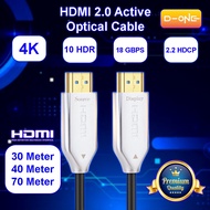 (30M/40M/70M) HDMI Active Optical Cable Fiber Optic AOC 4K 2.0V 30/40/70 Meter High-Speed HDTV/UHD/HDR PREMIUM QUALITY