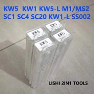 LISHI 2in1 Tools SS001 2 IN 1 tool SS002 KW5 KW1 SC1 SC4 SC20 M1/MS2 SS003 SC20 LW5 R52 SS002R Yale-