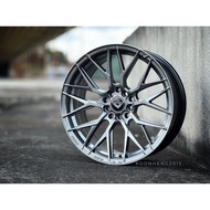 New Car Sport Rim VORSTEINER WHEELS 17x7.5J 10x100/114.3 ET35 EJ-TITAN - READY STOCK