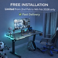 [ Free Installation ] ErgonMan Gaming Table Electric Height Adjustable Gaming Desk Computer Table