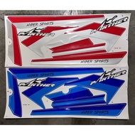 SUZUKI TXR150 PANTHER GAMMA BODY STRIPE (2) TXR 150 PANTHER GAMMA GAMA STICKER BODY