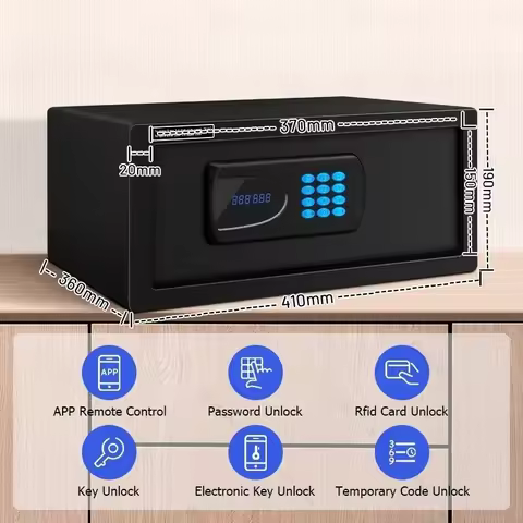 1 Set Home Security Safe Box Electronic Password Digital Lock Good Quality Hotel Safe Box Work