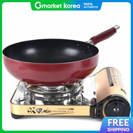 (Thumbs up) Commercial 912Hqv81 Marble Coated Frying Pan 32cm Chinese Restaurant Wok Deep Fryer Pot