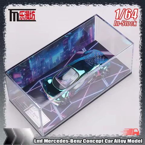 In Stock Lmf 1:64 Mercedes-Benz Concept Car Simulation Alloy Micro-Die-Cast Car Model Custom Kid Toy