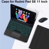Case 11 Inch, Detachable Bluetooth keyboard case for Pad SE 11inch