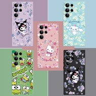 Samsung S26 Ultra S25 Ultra S24 FE S24 Ultra S23U A56 A55 Hello Kitty Soft Silicone Case for Galaxy 
