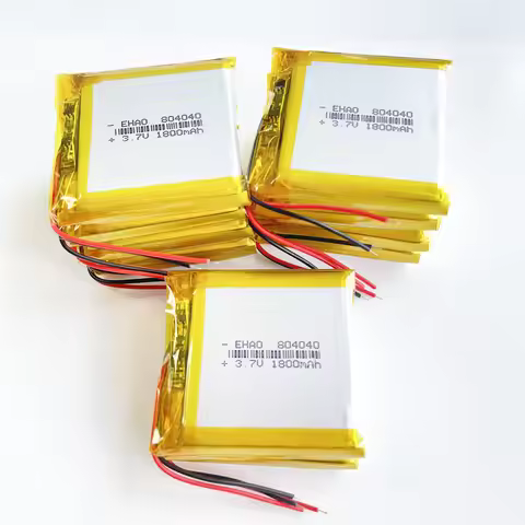 10 PCS 3.7V 1800m Li-Polymer LiPo Rechargeable Battery 804040 For Mp3 GPS PSP DVD Mobile Phone Video