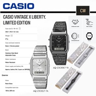[ OFFICIAL WARRANTY ] CASIO LIMITED EDITION AQ-230ELT-7A / AQ-230EBLT-1A LIBERTY COLLABORATION MODEL