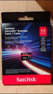 SanDisk microSDXC Express Card 512GB
