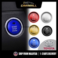 Toyota Vios Camry Altis Vellfire Harrier Innova Fortuner Hilux Yaris Push Start Button Cover CarMall