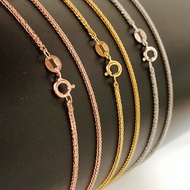 S925 Sterling Silver Chain Without Pendant, Chopard Sterling Silver Necklace for Women, Clavicle Cha