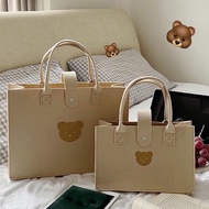 Convenient brown bear bag 2 sizes 20x30, 30x40