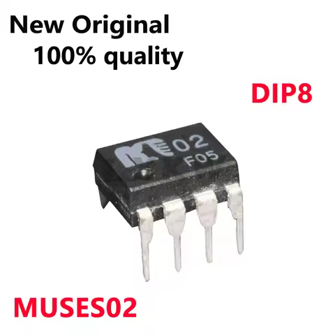 2/PCS New MUSES02 m02 02 DIP8 Audio fever dual operational amplifier chip Made in China In Stock