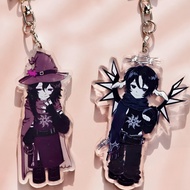 Two Time,azure Forsaken Keychain,Acrylic Keychain,Azuretime,Kawaii cartoon game Character pendant