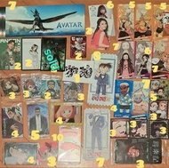 動漫, 電影及明星周邊, 包括电影硬紀念票Avatar 阿凡達, 鬼滅之刃-貼紙, 名偵探柯南展Detective Conan,  鏈鋸人貼紙,  Spy x family, 尋秦記, 咒術迴戰, s