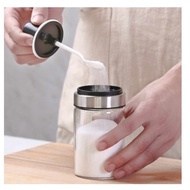 Glass Seasoning Bottle Place Spice Spices @ Kitchen Spice Free Spoon