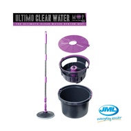 [JML Official] Ultimo Clean Water Mop | Clean Dirty Water separation 2 Bucket System Spin Mop (Free 2 microfiber pad)