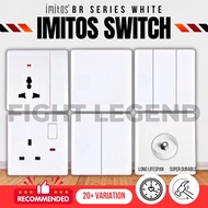 🔥SIRIM🔥IMITOS BR SERIES SWITCHES & SOCKET OUTLET (WHITE)