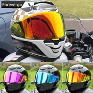 FOREVERGO Motorcycle Helmets Visor Helmet Lens Visor Plating Uv Protection Lens Faceshield for SHOEI