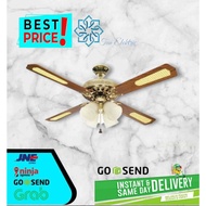 MASPION MCF52-304PB Ceiling Fan 52 Inch 4 Blade 4 Lights