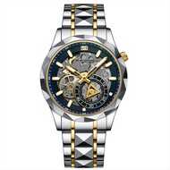 Jam Tangan Analog Date Pria VAVAVOOM 2734 Stainless Steel Original