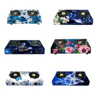 2 FUNERAL STOVE STICKER WITH FLOWER MOTIF