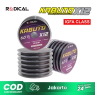 RADICAL KABUTO X12 DARK GREY PE Line Super Quality PE Braided Line