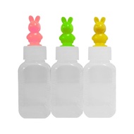 Snow Kids paint play props long stopper character little container 20cc long stopper medication bottle character lid portioning container paint play baby paint snow paint