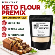 [NEW] Skinnyums Tepung Keto Premix Flour Bread Bun Almond Chocolate Cake Wrap Cucur Waffle Brownies 