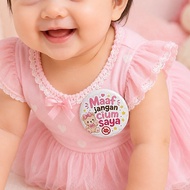 Button Badge Don't Kiss The Baby