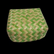 Ready ~ Two-tone bamboo basket weaving 22x22 suitable for handmade celebration boxes