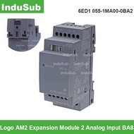 6ED1-055-1MA00-0BA2 Logo AM2 Expansion Module 2 Analog Input BA8 6ED1055-1MA00-0BA2 One Year Warrant