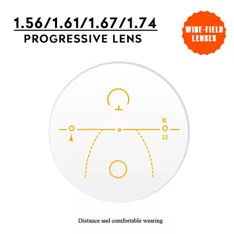 O-Q CLUB 1.56 1.61 1.67 1.74 Aspherical Anti-Reflection Anti-Scratch HD Optical Prescription Progres