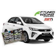 Perodua Axia G1 G2 Bezza FTuned Racing CLS Sport Lowered Spring F-Tuned