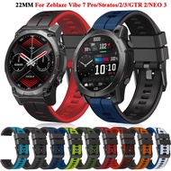 22mm WristStrap for Zeblaze Vibe 7 Pro/Stratos 2/3 Strap Watch For Zeblaze Beyond 2/GTR 2 Wristband Replaceable Accessories Belt