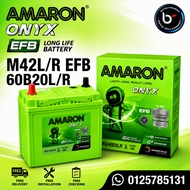 Installation Provided M42 EFB 60B20L R B20L Amaron Hi-life Duro Car Battery Bateri Kereta Myvi Bezza